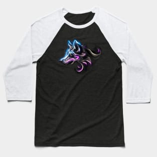 Twilight Wolf Baseball T-Shirt